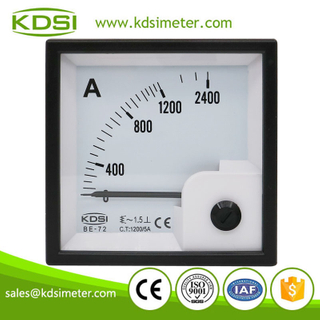 CE certificate BE-72 AC1200/5A analog ac panel ampere indicator