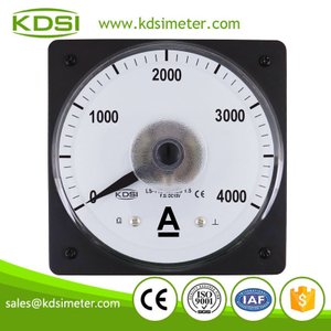 CE Approved LS-110 DC10V 4000A wide angle dc panel amp meter analog