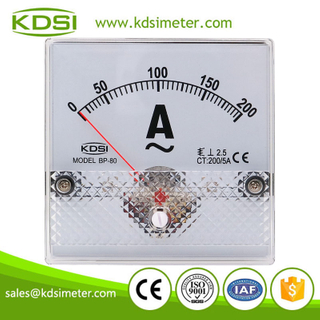 Easy installation BP-80 AC200/5A panel analog ac ammeter 