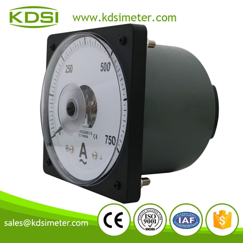 KDSI electronic apparatus LS-110 AC750/5A wide angle ac panel analog ampere indicator