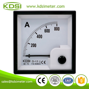 Hot Sale Smart BE-72 DC60mV 800A analog panel dc high precision ammeter