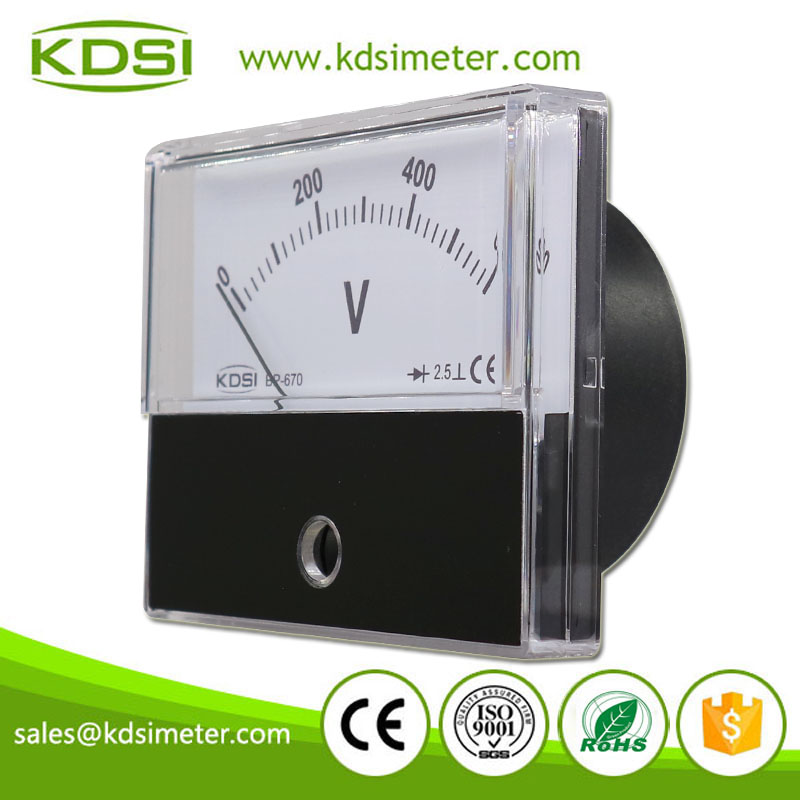 KDSI Electronic Apparatus BP-670 AC600V Rectifier Analog AC Voltage Panel Meter