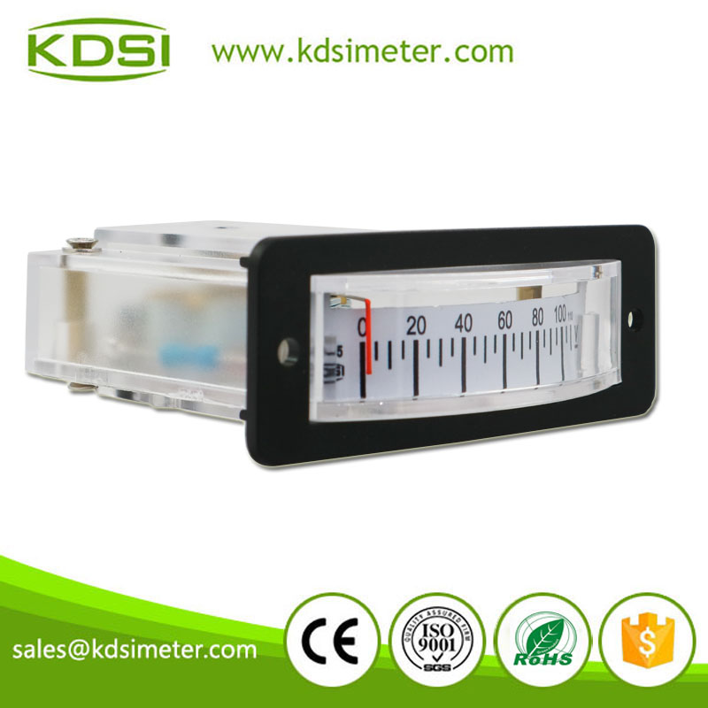 Factory Direct Sales BP-15 DC110V Analog Thin Edgewise Panel Voltage Meter