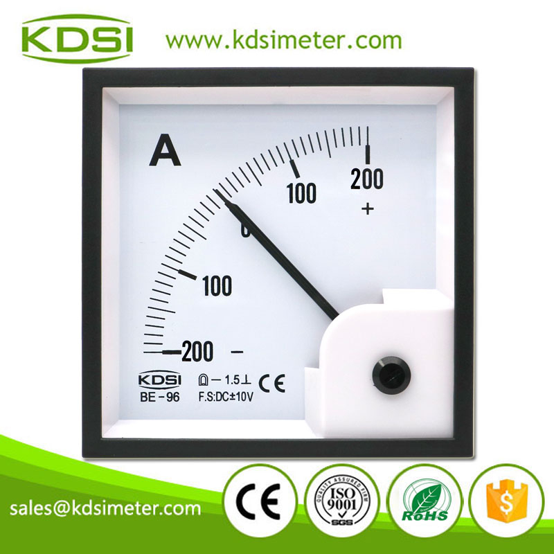 New Hot Sale Smart BE-96 DC+-10V 200A Analog Panel DC Amp Meter