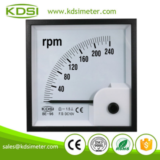 KDSI Electronic Apparatus BE-96 DC10V 240rpm analog dc volt rpm panel meter