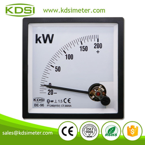 New Model BE-96 3P34W -20-200kW 415V 300/5A Analog AC KW Panel Mounting Power Meters