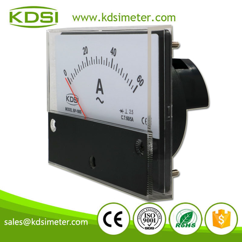 High Quality Professional BP-100S AC60/5A AC Analog Panel mount ammeter