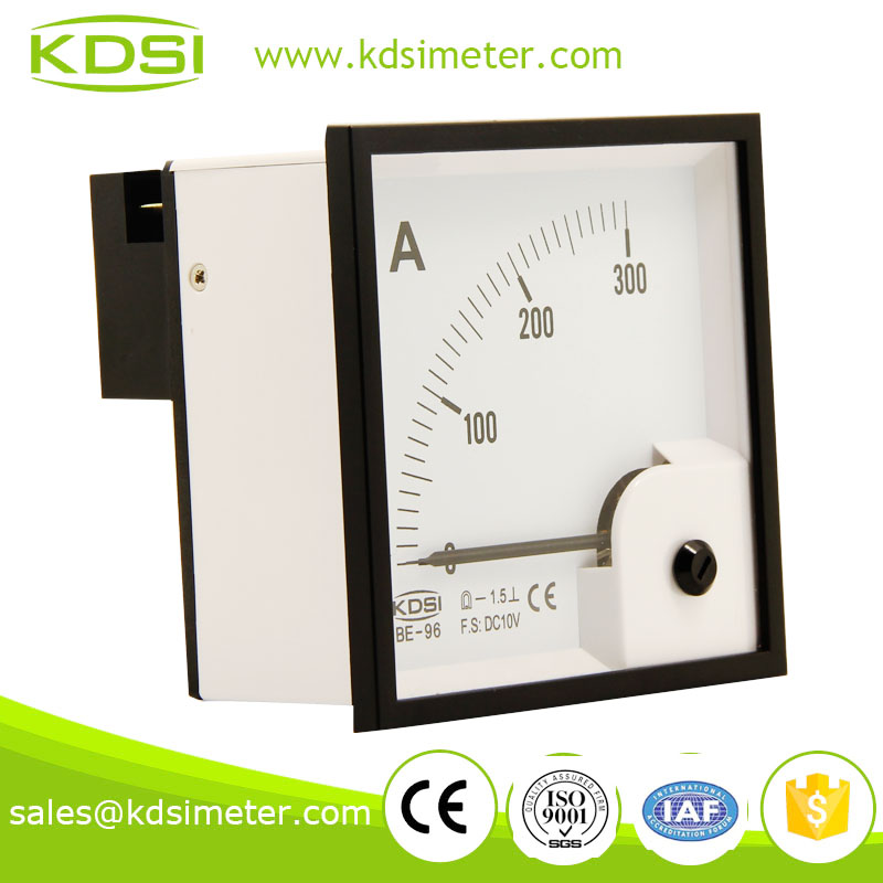 High quality BE-96 96*96 DC10V 300A analog current meter