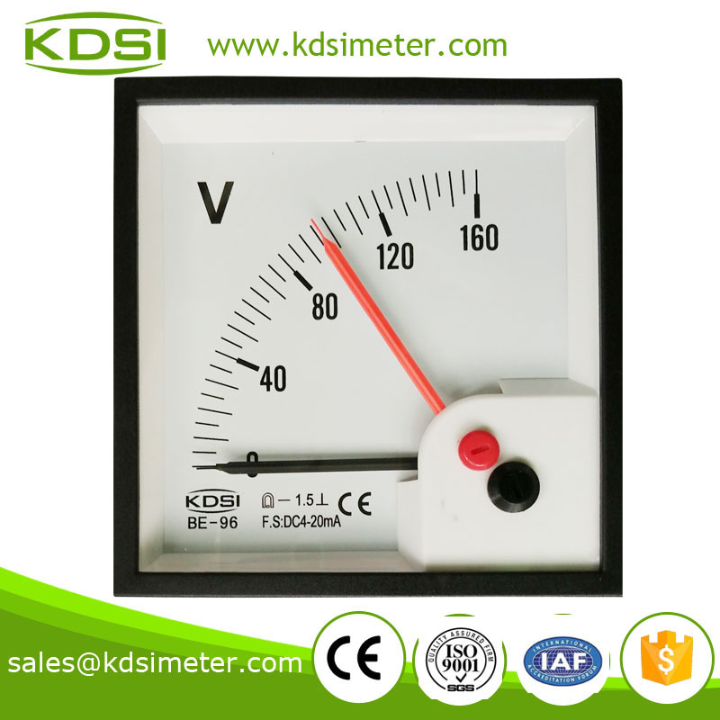 BE-96 4-20mA 160V double pointer voltmeter