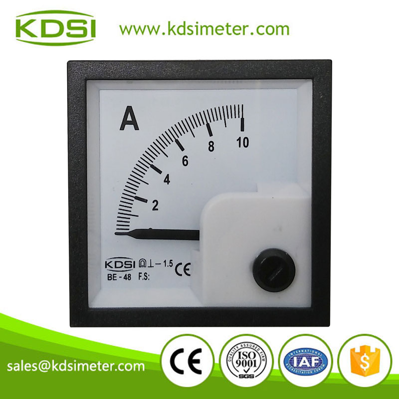 Small & high sensitivity BE-48 DC10A analog dc ampere meter