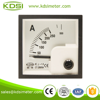 BE-48 48*48 AC Ammeter AC250/5A industrial uniwersal analog panel meter