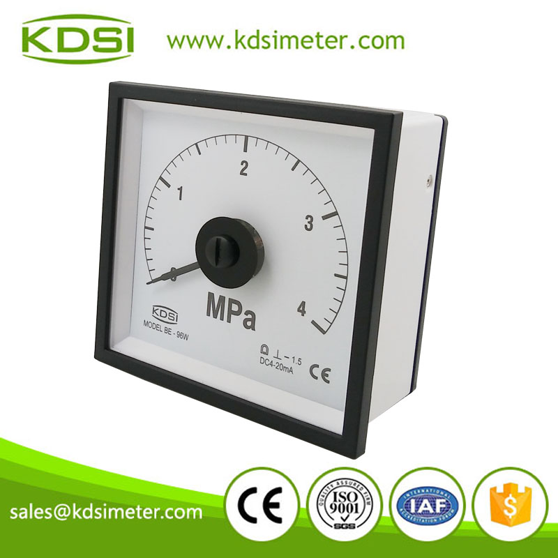 KDSI electronic apparatus wide Angle Meter BE-96W DC4-20mA 4MPa analog piezometer