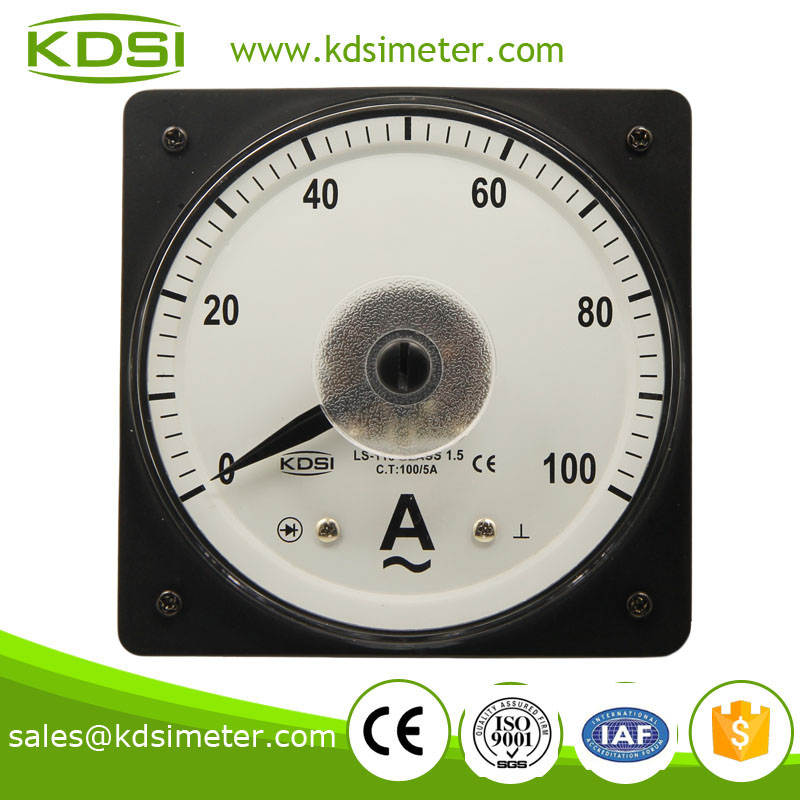 LS-110 AC Ammeter 100/5A wide angle ac analog galvanometer