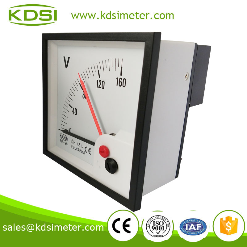 BE-96 4-20mA 160V double pointer voltmeter-2