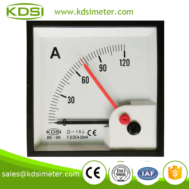 BE-96 4-20mA 120A double pointer ammeter