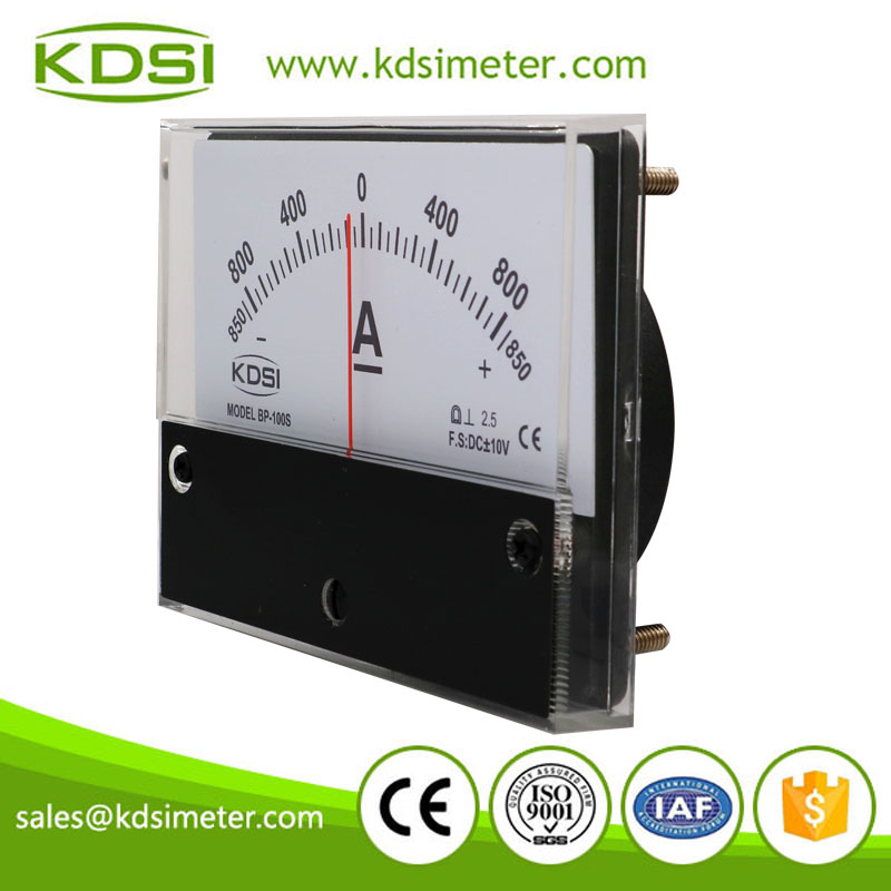 Durable in use BP-100S DC+-10V +-850A dc analog amp current panel meter ...