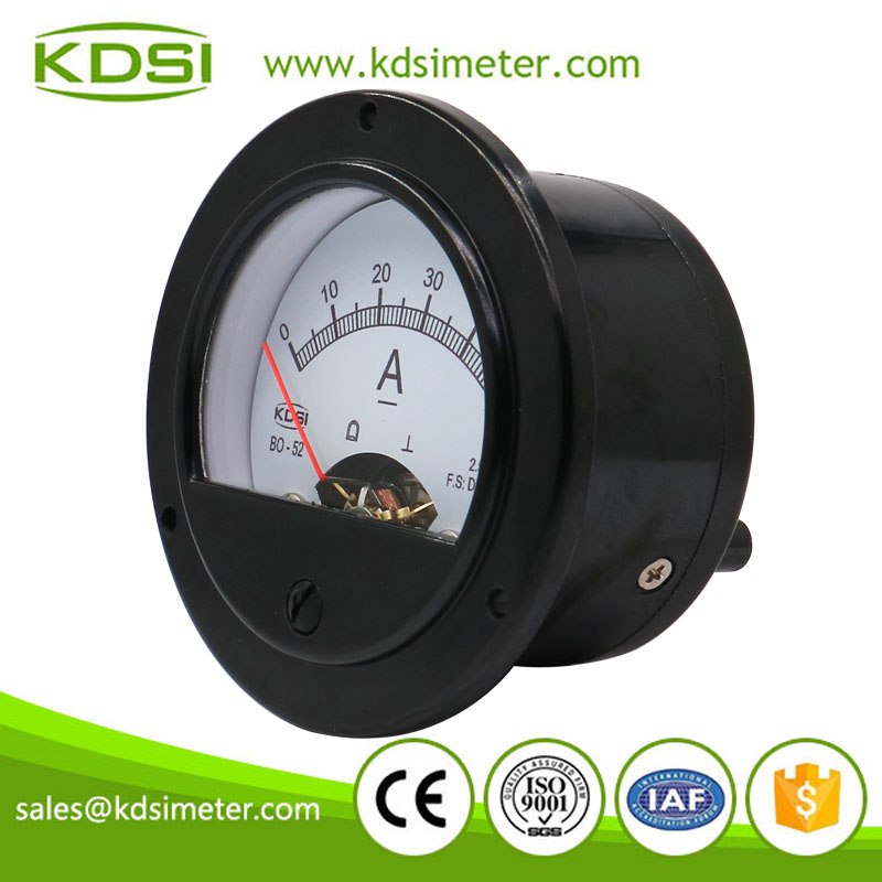 High quality professional BO-52 DC75mV 50A dc amp round analog panel ...