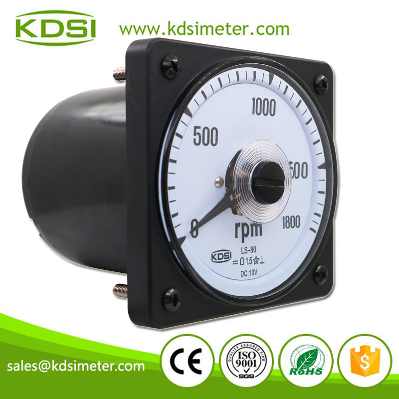 Portable Precise LS-80 DC10V 1800rpm Wide Angle Analog DC Voltage RPM ...